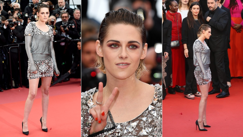 Illustration for article titled Kristen Stewart Goes Shoeless at Cannes, Fuck Your Rules!